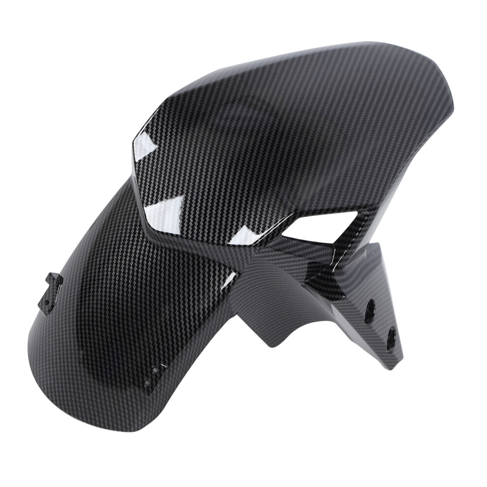 Motorrad-Spritzschutz Vorne, Carbonfaser-Stil, 8223848413869