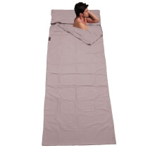 Hotel Sleeping Bag Liner Travel Sheet, Liner for Hotel Hostels Backpacking Outdoor Adventure Khaki