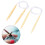 2Pcs Rundstricknadeln Set Bambus Pullover Teppiche 6