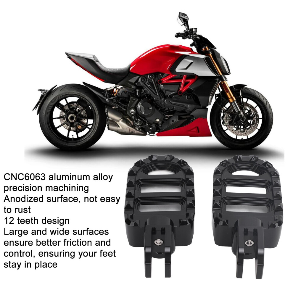 1 Paar Motorrad-FuãRasten, 12 Zã¤Hne, Cnc 6063 8223848413913