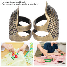 2Pcs Fingerhüte Metall Finger Protector Schild