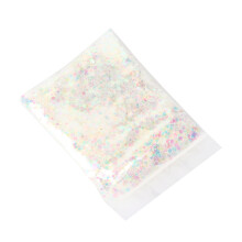 Glitzerkonfetti 10 g LKYS‑022 Weiße PET-Farbe Rund