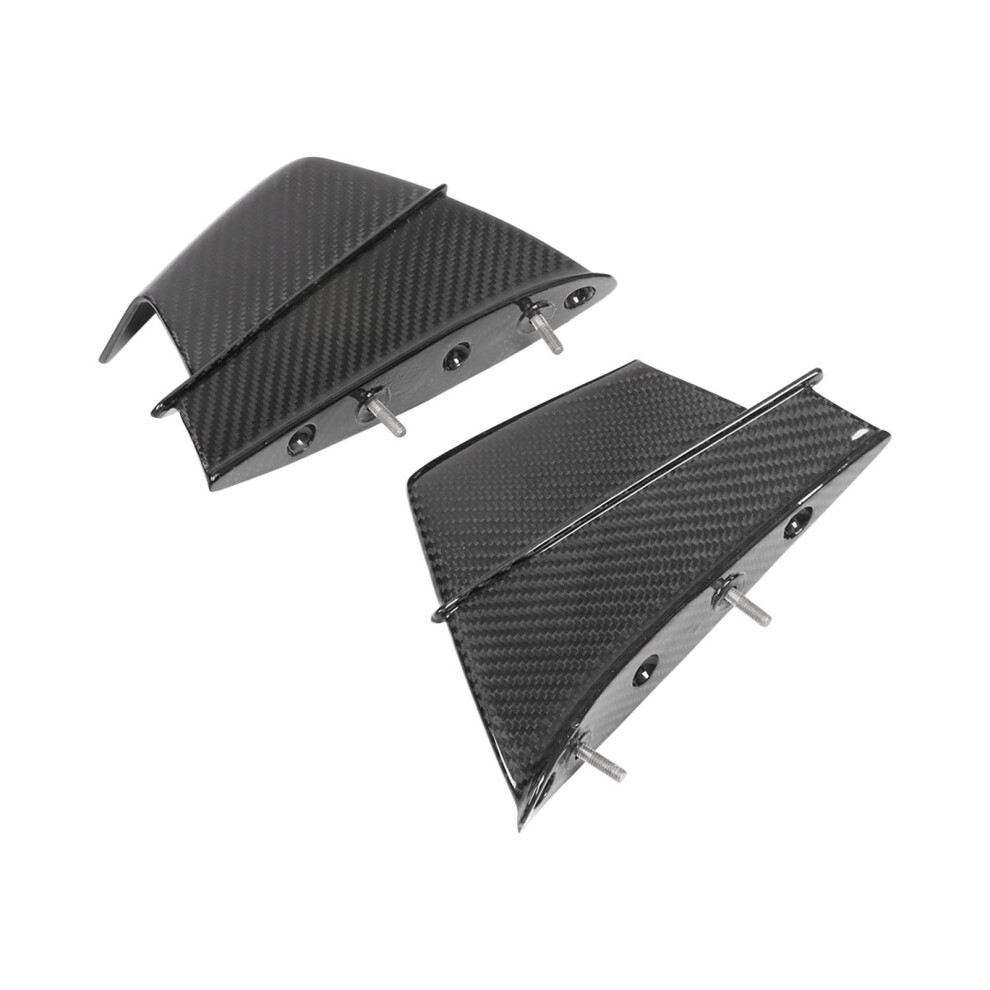 Pcs 3K Carbon Fiber Motorrad Winglets Spoiler 8223848409022