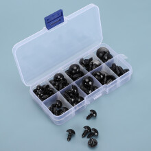 52PCs DIY Bär Auge Schwarz Hand Made Materialien