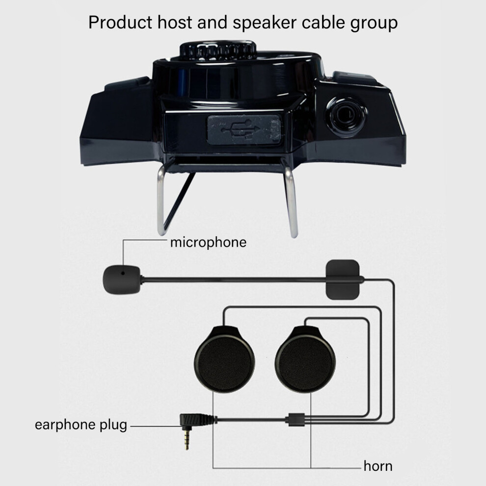 Bluetooth-Headset Fã¼R Motorradhelme, Wasserdicht, 8223848393086