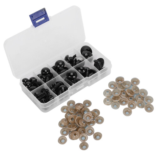 52PCs DIY Bär Auge Schwarz Hand Made Materialien 1
