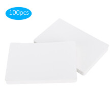 100Pcs Weiß Karton Papier Dicke Spanplatten