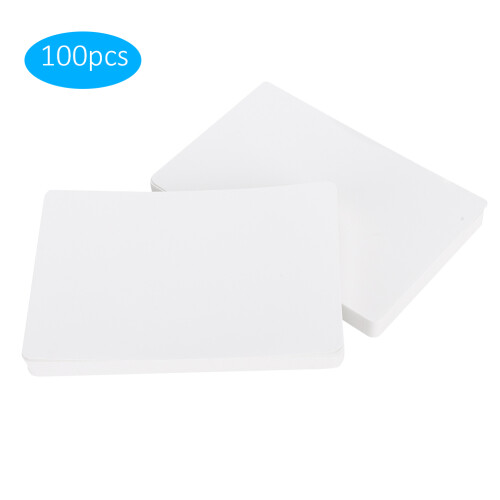 100Pcs Weiß Karton Papier Dicke Spanplatten