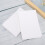 100Pcs Weiß Karton Papier Dicke Spanplatten 7