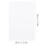 100Pcs Weiß Karton Papier Dicke Spanplatten 13