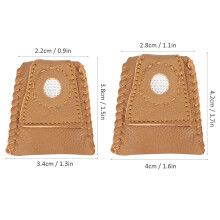 Nähen Finger Sleeve Stricken Fingerhut Leder