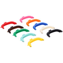 10Pcs Geldbörse Rahmen Halbkreis Candy Farbe