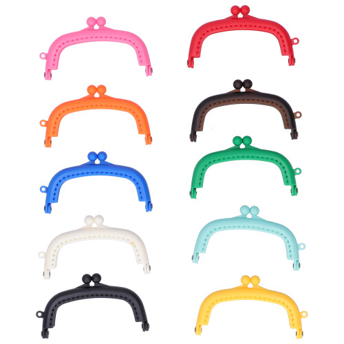 10Pcs Geldbörse Rahmen Halbkreis Candy Farbe 1