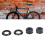 2 STÜCKE Fahrradnabenmutter M10xP1.0 12