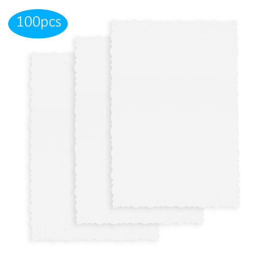 100 Stück weißes Kartonpapier, dicke Spanplatte, 2