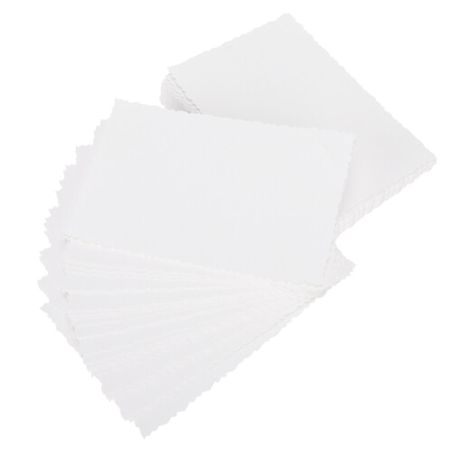 100 Stück weißes Kartonpapier, dicke Spanplatte, 1