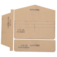 Lange Brieftasche Acryl Muster Leder Schneiden
