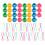 60Pcs Spule Gewinde Halter Spool Huggers Clips 3