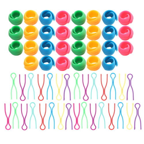 60Pcs Spule Gewinde Halter Spool Huggers Clips 2