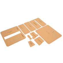 Klare Acryl-Vorlage Leder Brieftasche machen