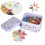 100Pcs Nähen Clips Kunststoff Farbe Sortiert 10