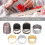 7 stücke Nähen Fingerhut Set Einstellbare Messing 14
