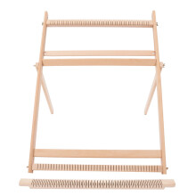 Einstellbare Webrahmen Massivholz Decke Schal DIY