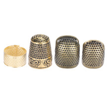 4 stücke Nähen Fingerhut Set Messing Fingertip