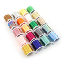 20 Stücke Stickgarne Polyester 300 Meter 20 Farben