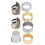 7Pcs Nähen Fingerhut Ring Messing Finger Schutz 1