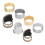 7Pcs Nähen Fingerhut Ring Messing Finger Schutz 4