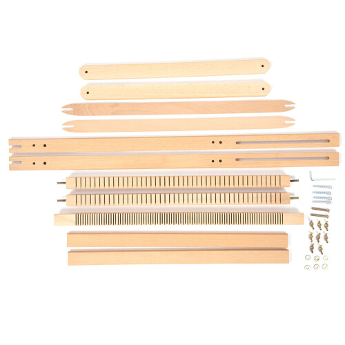 Einstellbare Webrahmen Massivholz Decke Schal DIY 1