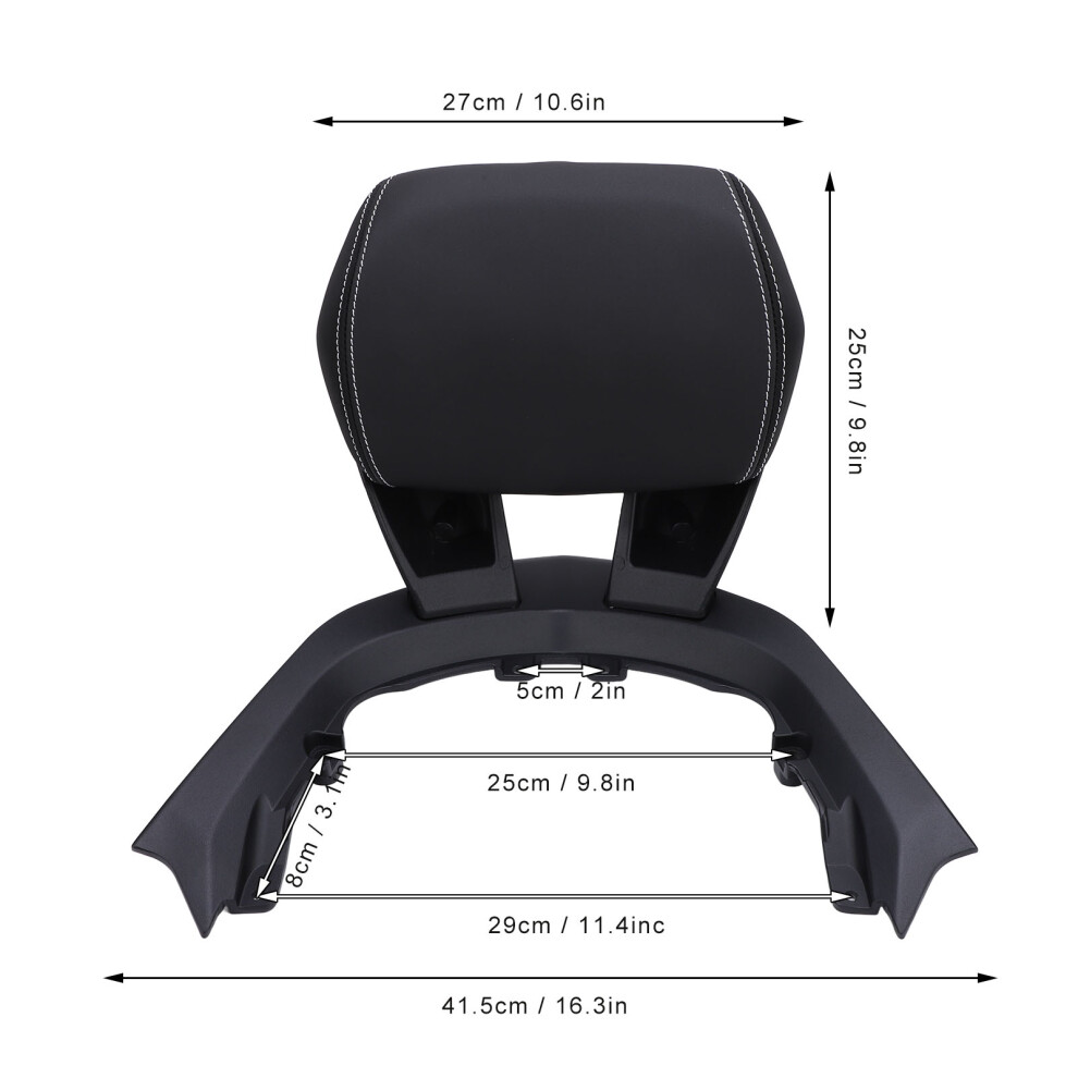 Motorrad-Beifahrerrã¼Ckenlehne, Pu-Leder, 8223848414828
