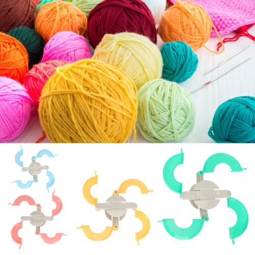 4 Größen Pompom Maker Kunststoff DIY Fluff Ball 2