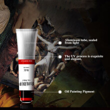 12-farbige 20ml Ölgemälde-Farbtuben-Set,
