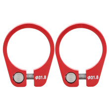 2Pcs Fahrrad Sattelstütze Clamp Aluminium
