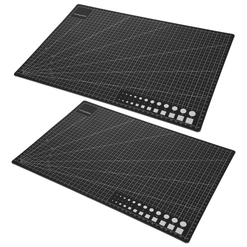 2Pcs Schneiden Matte A3 Schwarz Modell Cut Pad 2