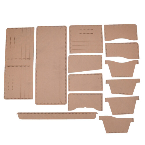 Brieftasche Muster Vorlage Transparent Acryl 2