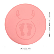Springseilmatte, rund, TPE, Yoga-Pad,