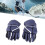 1 Paar marineblaue Eishockeyhandschuhe, 12
