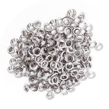 100 Set Messing Öse Kleidung Tasche Zubehör Doppel