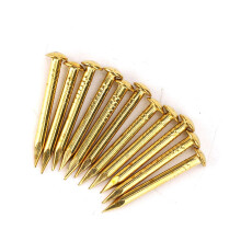100Pcs Runde Kopf Nagel Messing Möbel Scharnier