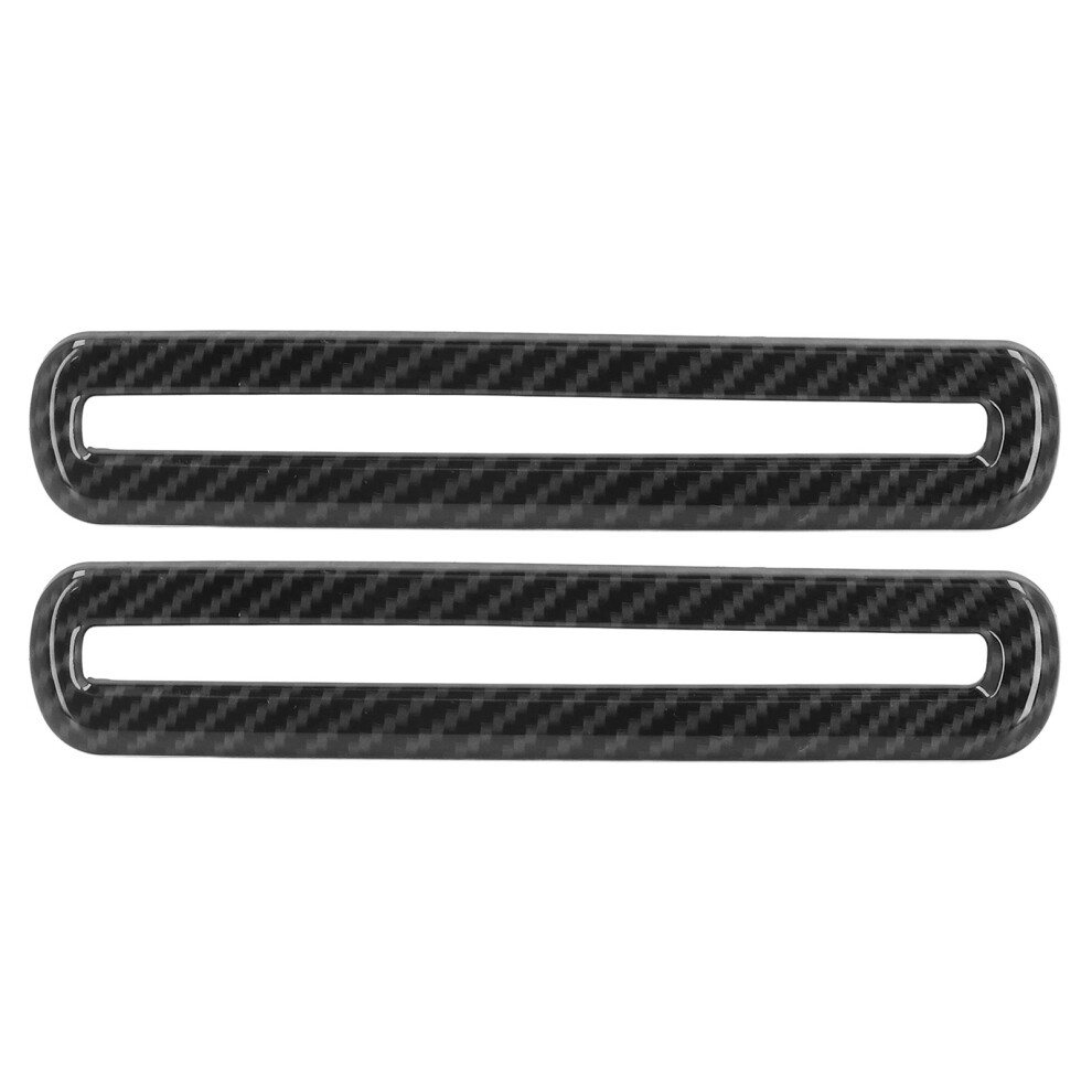2Pcs Autotã¼R Ac Outlet Vent Trim Carbon Fiber 8223848427385