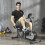 Homcom HOMCOM Exercise Bike with LCD Display, Quiet 8-Level Magnetic Resistance 1