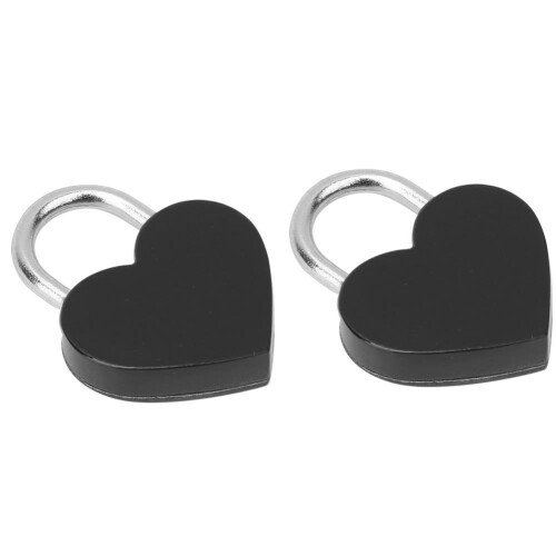 Sets Herzschloss Metall Buntes Exquisites 2