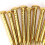 100Pcs Runde Kopf Nagel Messing Möbel Scharnier 15