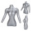 Kleidung Display Modell PVC Material Weibliche 10
