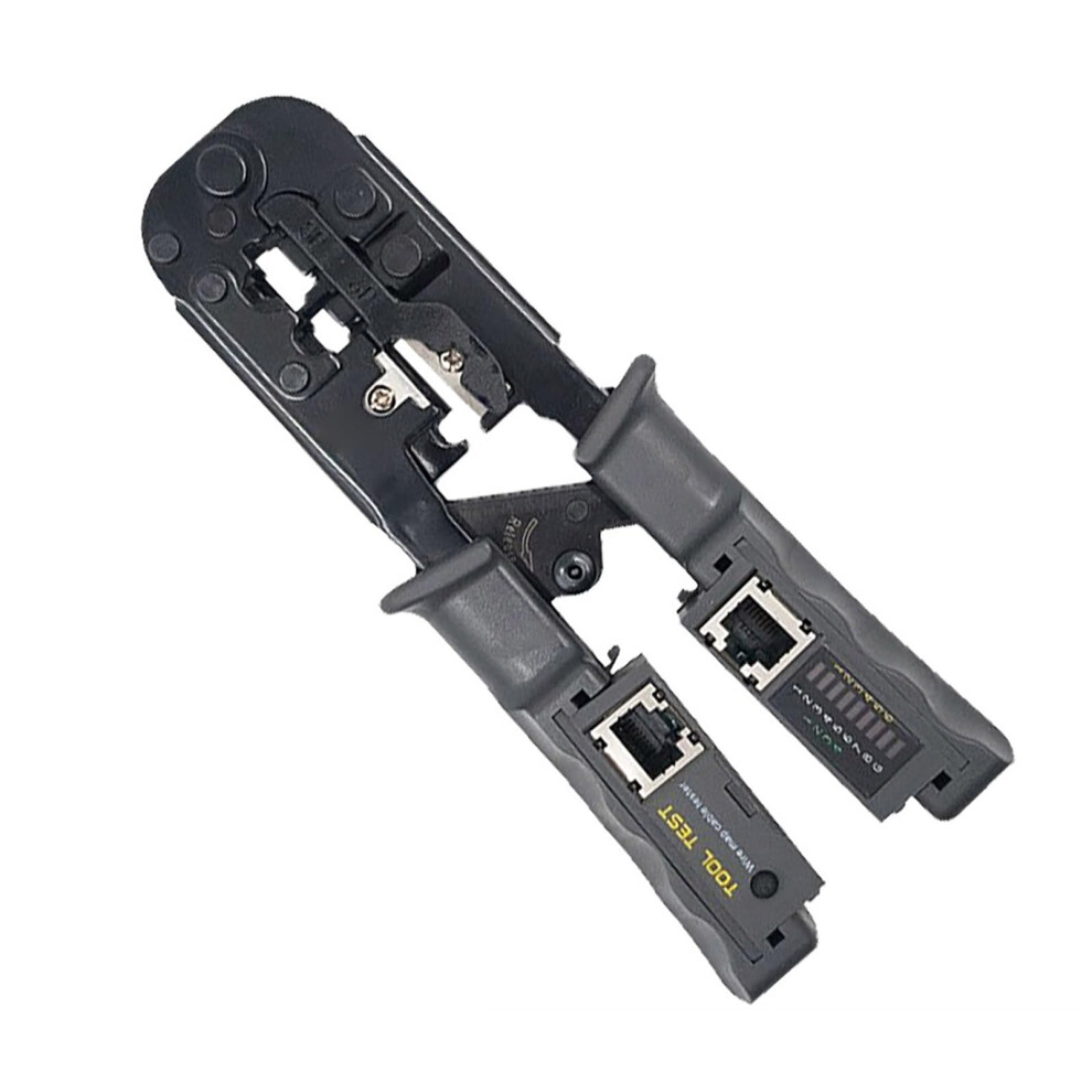 2 In 1 Network Cable Pliers Tester 4P 8P 6P Rj45 Rj12 Rj11 Cable Crimping Stripping Cutting Tool Tester 9365049535564