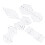 5Pcs Patchwork Lineal Set DIY Manuelle Doppel 7