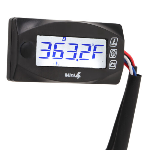 in 1 Motorrad-Thermometer LCD Digital Öl